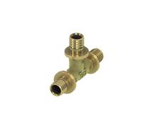 TECEflex Té, laiton standard, 760016, 760016, Versione: 16 x 16 x 16