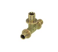 TECEflex Té réduit, laiton standard, 760509, 760509, Versione: Dimensioni 20 x 16 x 20