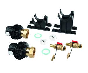 TECEfloor Distributeur industriel de circuits de chauffage, module de base 1 1/2\", 77390110, 77390110