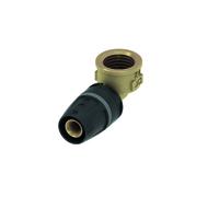TECElogo Push Manchon de transition coudé, laiton standard, 8610203, 8610203, Versione: Dimensioni 20 x filettatura interna (RP) 1/2"