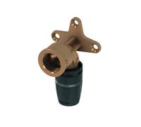 TECElogo-Push plaque murale, bronze rouge/bronze au silicium, 8723004, 8723004, Versione: Dimensioni 20 x filettatura interna (RP) 1/2"