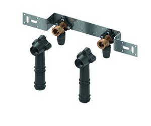 TECElogo-Push unité de montage, bronze rouge/bronze au silicium, dim. 16xRP1/2\", entraxe 150mm, 8723100, 8723100