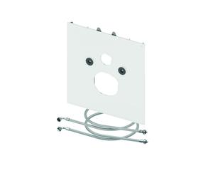TECElux Plaque en verre pour WC, pour TECEone WC avec fonction douche, 446x430x16mm, 9650109, 9650109, Colorazione: Vetro Bianco