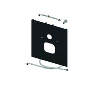 TECElux WC Plaque en verre pour WC douche Duravit et Villeroy & Boch, 9650107, 9650107, Versione: Vetro nero
