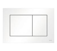 TECEnow plaque de commande WC pour technique à deux quantités, 9240400, 9240400, Colorazione: bianco