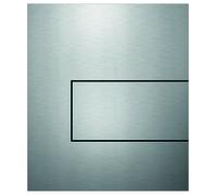 TECEsquare Plaque de commande pour urinoir, métal, cartouche incluse, 9242810, 9242810, Colorazione: acciaio inossidabile spazzolato (con impronta digitale)