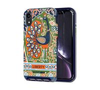 Tech 21 Evo Luxe Liberty Francis Custodia Protettiva per Apple iPhone XR - Blu/Arancia