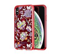 Tech 21 Pure Print Liberty Christelle Custodia Protettiva per Apple iPhone X/iPhone Xs - Rosso