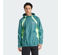 Tech Apparel Giacca a vento Preloved Teal / Lime Burst XL