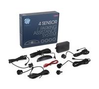 Plus Minus Zero Kit sensori di parcheggio CP5 4 sensori connettori buzzer PDC universali Nero