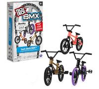 Tech Deck, confezione da 3 mini biciclette BMX da dito, giocattoli di biciclette BMX mini collezionabili e personalizzabili per bambini e collezionisti dai 6 anni in su