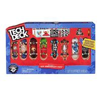 TECH DECK, CONFEZIONE DA 8 FINGERBOARD DEL 25° ANNIVERSARIO, MINI SKATEBOARD DA COLLEZIONE, GIOCATTOLI PER BAMBINI DA 6 ANNI IN SU
