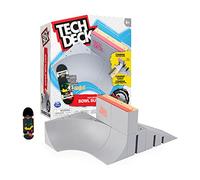 TECH DECK | MINI SKATE FINGERSKATE | RAMPA BOWL BUILDER | Rampa Tech Deck con mini skate incluso e con grafiche originali, giocattoli per bambini e bambine dai 4 anni
