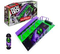 Tech Deck, Nyjah Rail Shredder Skatepark, X-Connect Park Creator, Set di Rampe Personalizzabile con Fingerboard Speciale, Giocattoli per Bambini da 6 Anni in su