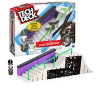 Tech Deck, Rampa premium Nyjah Huston con tecnologia X-Connect, personalizzabile e modulabile, mini skate esclusivo, per bambini dai 6 anni in su