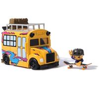 Tech Deck Sk8 Crew, autobus e contenitore trasformabile 2-in-1 Ultra Sk8 con fingerboard e personaggio, mini skateboard da collezione, giocattoli per bambini da 5 anni in su