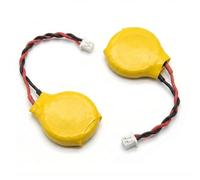 Tech-Fan Batteria CR2032 al litio 3V, 2 pezzi, CMOS RTC BIOS, connettore a 2 pin, compatibile con Lenovo ThinkPad R40, R40e, R50, R50e, R50p, R51, R51e, R52, R60, R60e, R61, R61i, R400, R500 Series