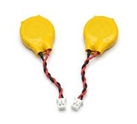 Tech-Fan © Batteria CR2032 al litio 3V, 2 pezzi, CMOS RTC BIOS, connettore a 2 pin, compatibile Lenovo ThinkPad A20m, A20p, A21e, A21m, A21p, A22e, A22m, A22p, A30, A30p, A31, A31p