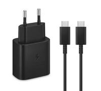Tech-Fan © Caricatore USB-C da 25 W con cavo da tipo C a tipo C, 1 m, ricarica rapida, compatibile con Samsung Galaxy Z Flip8/Z Flip7/Z Flip7 FE/Z Flip6/Z Flip5/Z Flip4/Z Flip3/Z Flip 5G/Z Flip