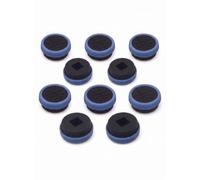 Tech-Fan © Tappo Trackpoint Dell Nero e Blu, [Confezione da 10], punta Punting Stick, compatibile con Latitude E4300, E4310, E5410, E5440, E5450, E5460, E5470, E5480, E5490, E5500