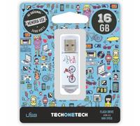 Techonetech PENDRIVE 16GB TECH ONE TECH BE BIKE