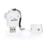 TECH ONE TECH Pendrive 32 GB, Football Team, White, Merengue USB 2.0