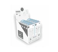 TECH ONE TECH TEC1203 con Microfono Lightning Include 10 AURICOLARI, Bianco