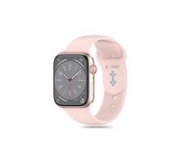 Tech-Protec compatibile con Apple Watch con cinturino in silicone rosa per Apple Watch da 38/40/41/42 mm