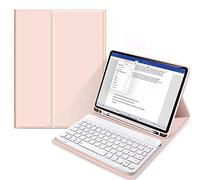 Tech-Protect SC Pen Keyboard - Custodia magnetica con tastiera, cover con funzione di supporto, Auto Sleep/Wake Up | Compatibile con iPad 10.9 2022 | Rosa