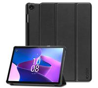 Tech-Protect SmartCase - Custodia a portafoglio con funzione di supporto, magnetica, compatibile con Lenovo Tab M10 10.1 3rd Gen TB328, colore: Nero