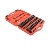 Tech - Set di pressa per cuscinetti, 51 pezzi, per guarnizioni, driver di tenuta, adattatore per cuscinetti, Transmission Wheel Axle Bearing Race Seal Installer Remover Bush Removal Puller Bearing