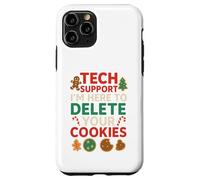 Tech Support Christmas Cookies Lover Women Men Funny Custodia per iPhone 11 Pro