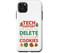 Tech Support Christmas Cookies Lover Women Men Funny Custodia per iPhone 11 Pro Max