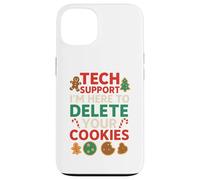 Tech Support Christmas Cookies Lover Women Men Funny Custodia per iPhone 13