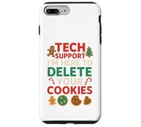 Tech Support Christmas Cookies Lover Women Men Funny Custodia per iPhone 7 Plus/8 Plus