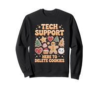 Tech Support Here to Delete Cookies Funny Christmas Pajama Felpa