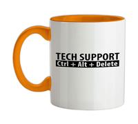Tech Supporto Ctrl Alt Delete - Tazza IN Ceramica - It Computer Divertente