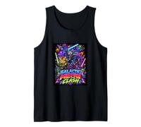 Tech War Cats Clash, Space Cats Illustration Graphic Cartoon Canotta