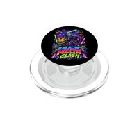 Tech War Cats Clash, Space Cats Illustration Graphic Cartoon PopSockets PopGrip per MagSafe