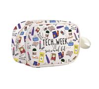 Tech Week, borsa per il trucco con cerniera, regalo per attore musicale, attrice, dramma, musicale, incoraggiare, Tech Week Mb Regno Unito, 0