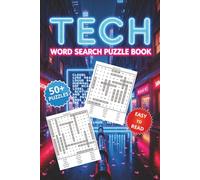 Tech Word Search Puzzle Book: Tech Word Search Puzzle Book 50+ Puzzles Easy To Read┃6x9 ┃Gift for Vacations, Holidays and Relaxation