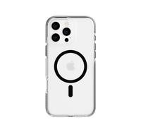 Tech21 EvoCrystal - Custodia protettiva per iPhone 16 Pro Max, compatibile con MagSafe, protezione contro gli impatti 15 volte testata secondo gli standard militari, colore nero