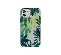 tech21 Evo Art Botanical Garden - Custodia protettiva per iPhone 12/12 Pro, con protezione multi-goccia da 3 m e opera d'arte esclusiva, colore: Verde foresta