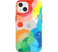 Tech21 Evo Arte Arcobaleno Splash Design Custodia Cover per IPHONE 14 + Temprato