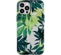 tech21 Evo Art Botanical Garden - Custodia protettiva per iPhone 12 Pro Max con protezione multi-goccia da 3 m, motivo: giardino botanico, colore: Verde foresta