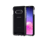 tech21 Evo Check - Cover posteriore sottile per Samsung Galaxy S10e, Fumo/nero