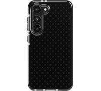tech21 Evo Check - Custodia per Samsung Galaxy S23, 4,9 m, colore: nero fumé, protezione da cadute e urti, resistente agli urti e ai graffi