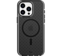 tech21 Evo Check - Custodia protettiva per iPhone 15 Pro Max, compatibile con MagSafe, protezione dagli urti, colore: Smokey/Nero