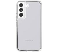 tech21 Evo Clear - Custodia protettiva per Samsung Galaxy S22, con protezione multi-goccia da 3,7 m, trasparente