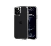 tech21 Evo Clear - Custodia antimicrobica per Apple iPhone 12 Pro Max 5G, anti-germi, con protezione contro le cadute da 3 metri, 6,7"